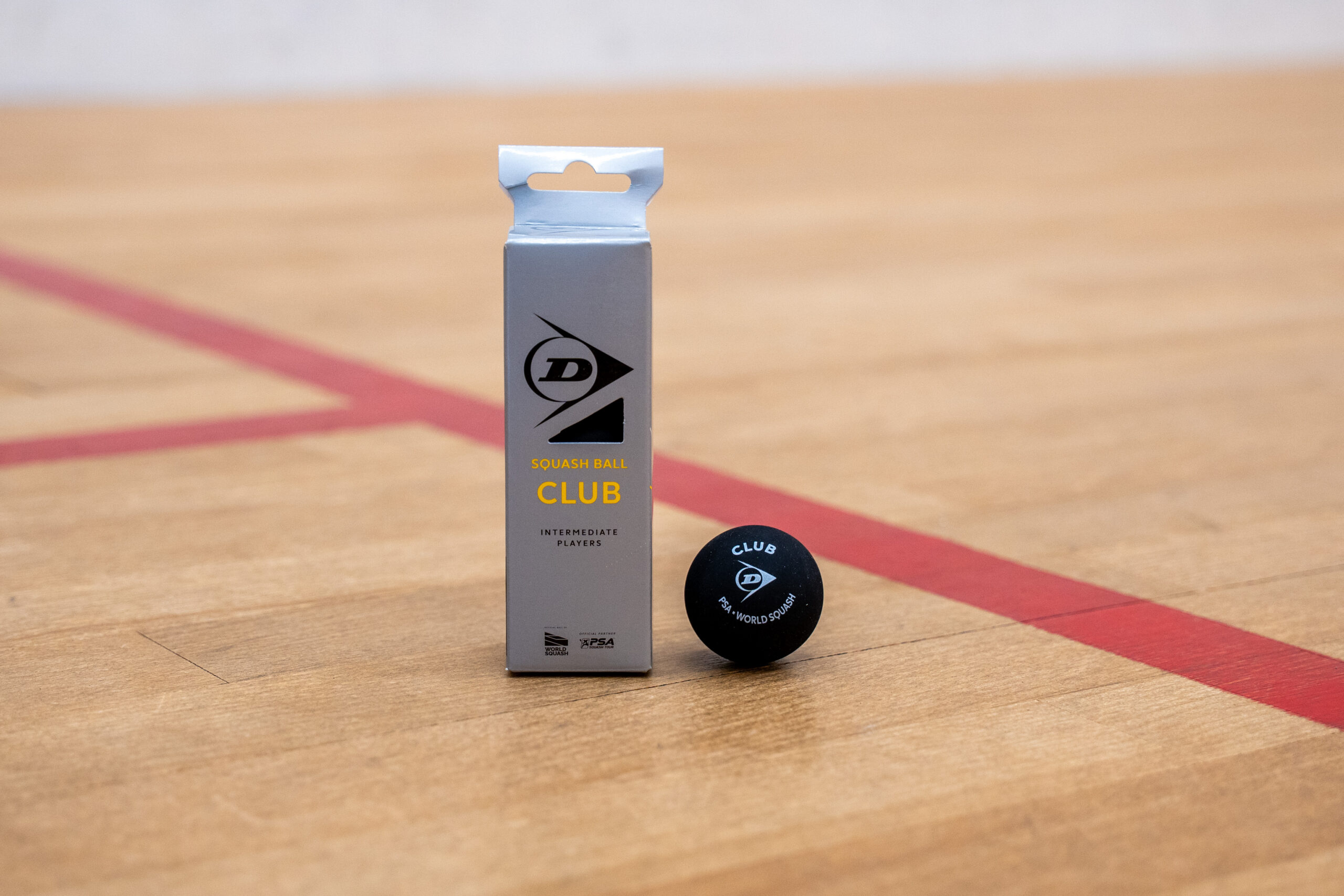 Dunlop Club squashbal voor spelers op clubniveau en competitieve rally's