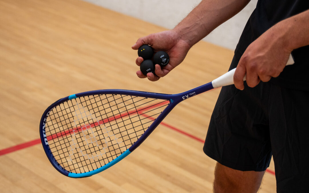 Dunlop squashballen voor verschillende speel­niveaus en spelers